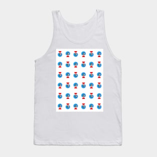 SANTA Snowglobes Tank Top